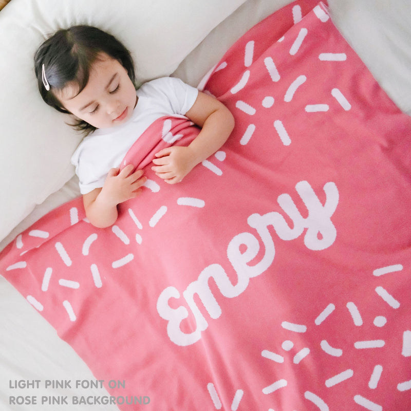 Personalized Blanket for Babies and Kids (The Confetti)