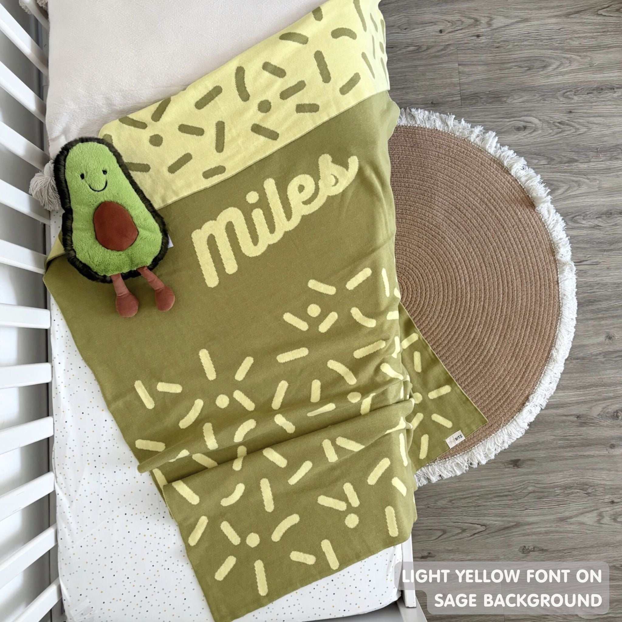 Personalized Blanket for Babies and Kids (The Confetti)