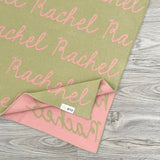 Personalized Blanket for Kids (Sage Background)