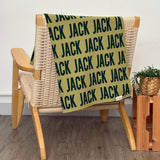 Personalized Blanket for Kids (Sage Background)