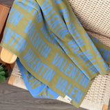 Personalized Blanket for Kids (Sage Background)