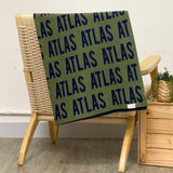Personalized Blanket for Kids (Army Green Background)