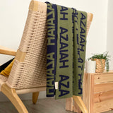 Personalized Blanket for Pets (Army Green Background)