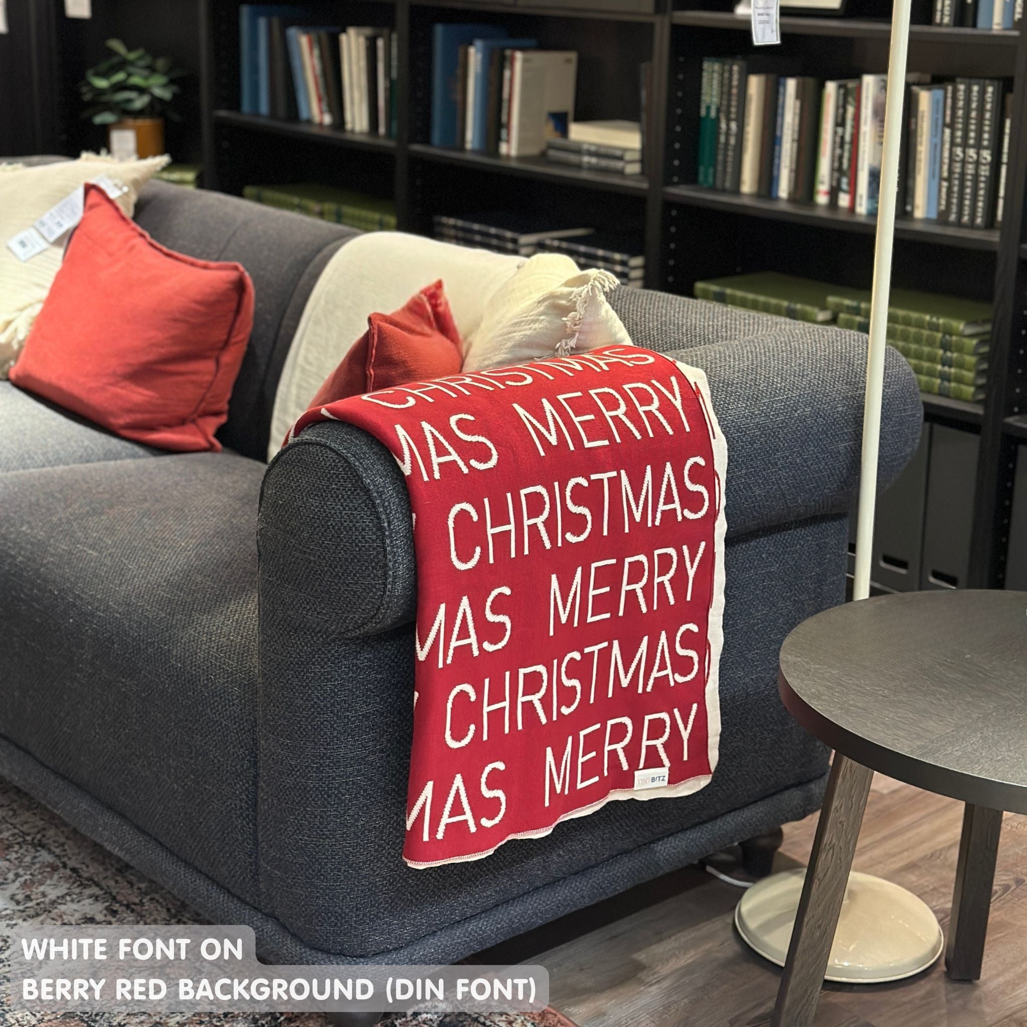 Personalized Blanket for Pets (Berry Red Background)