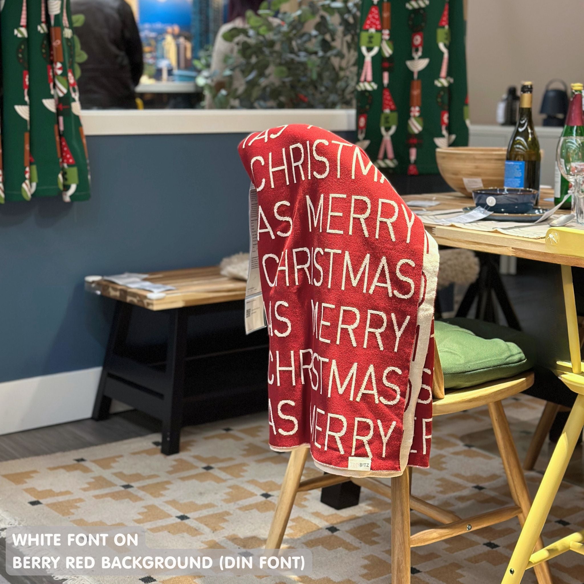 Personalized Blanket for Pets (Berry Red Background)