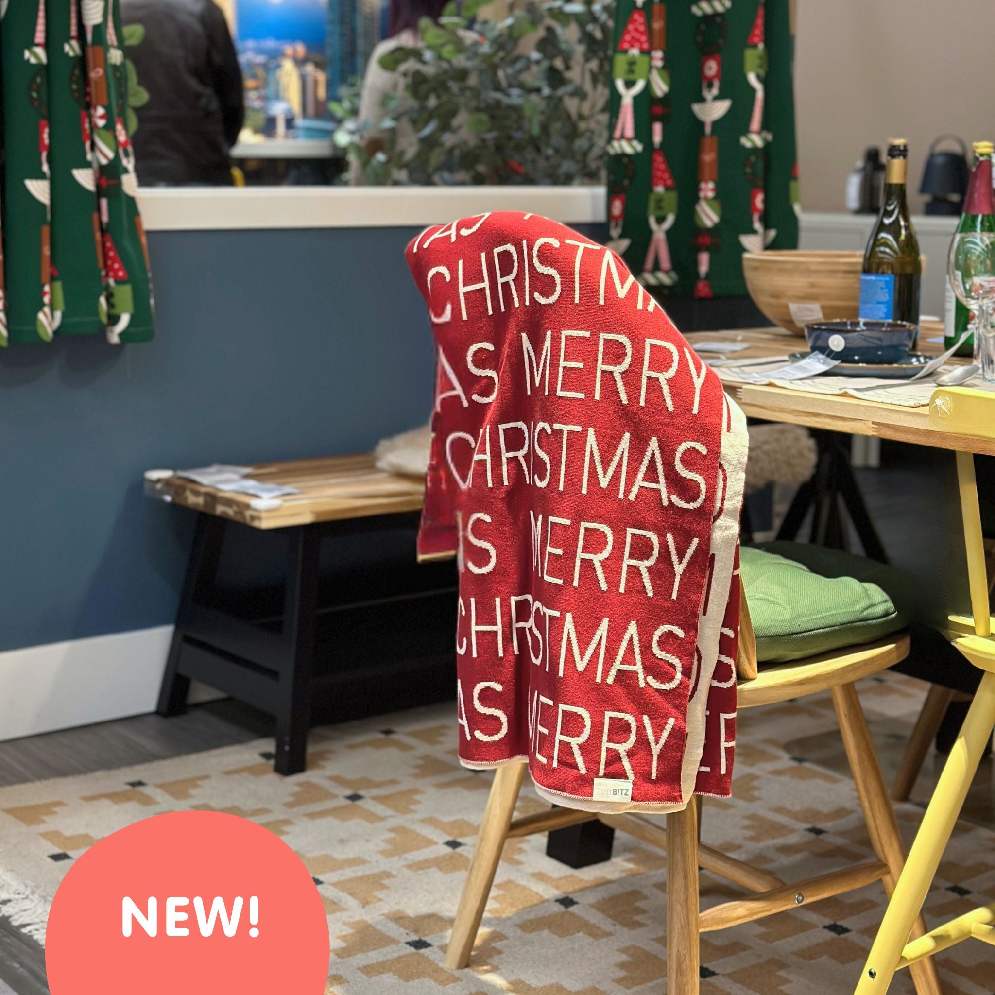 Personalized Blanket for Babies (Berry Red Background)