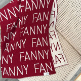 Personalized Blanket for Pets (Berry Red Background)