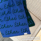 Personalized Blanket for Pets (Blue Background)