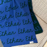 Personalized Blanket for Pets (Blue Background)