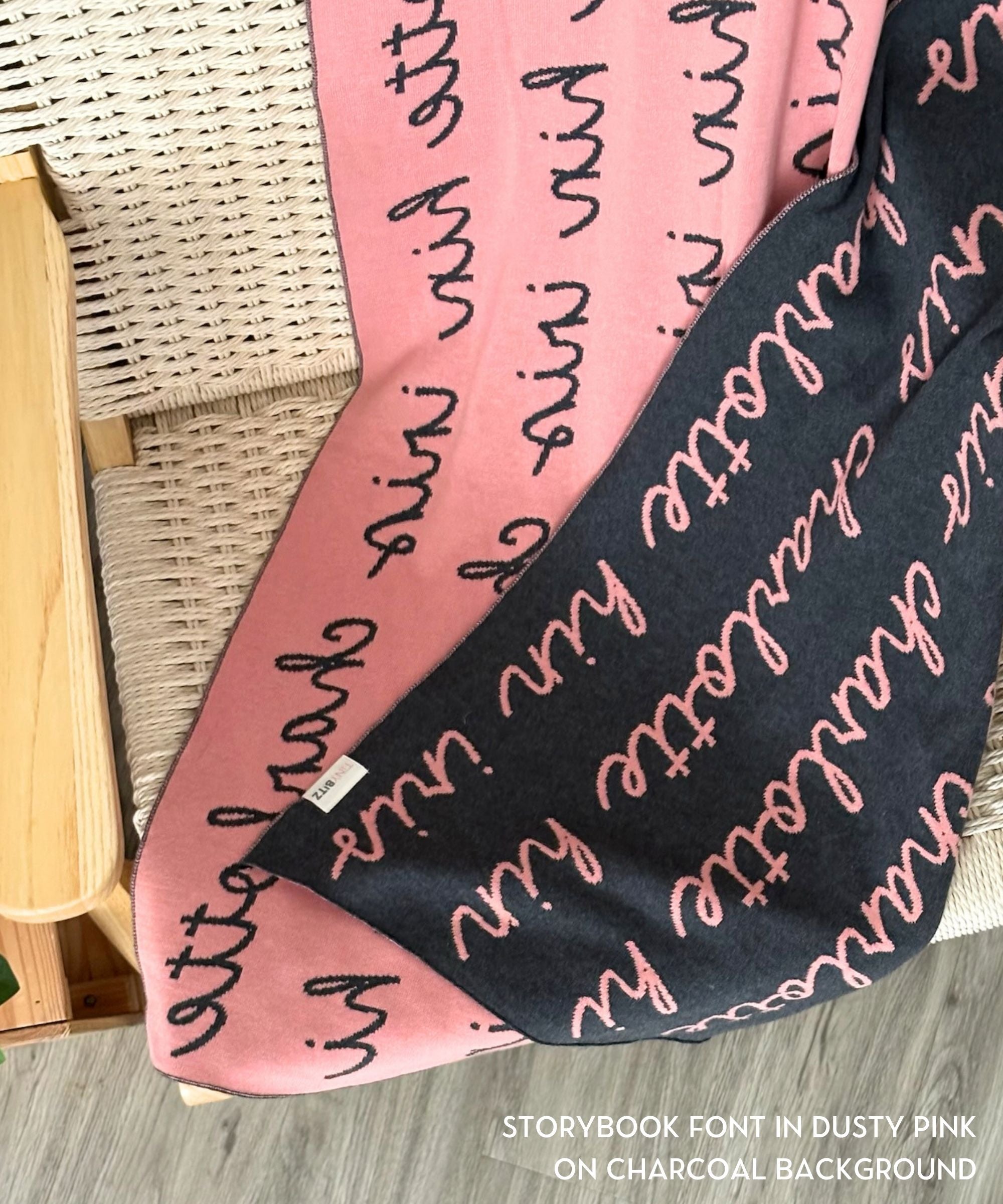 Personalized Blanket for Pets (Charcoal Background)