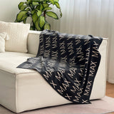Personalized Blanket for Adults (Charcoal Background)