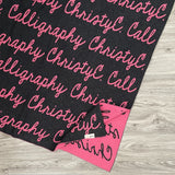 Personalized Blanket for Kids (Charcoal Background)