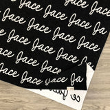 Personalized Blanket for Kids (Charcoal Background)