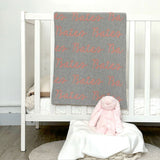 Personalized Blanket for Kids (Light Grey Background)