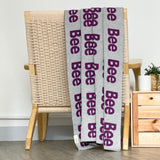 Personalized Blanket for Pets (Light Grey Background)