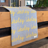 Personalized Blanket for Kids (Light Grey Background)