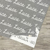 Personalized Blanket for Pets (Light Grey Background)