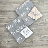 Personalized Blanket for Kids (Light Grey Background)