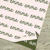 Personalized Blanket for Pets (Light Pink Background)