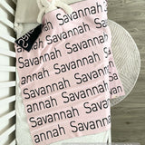 Personalized Blanket for Babies (Light Pink Background)