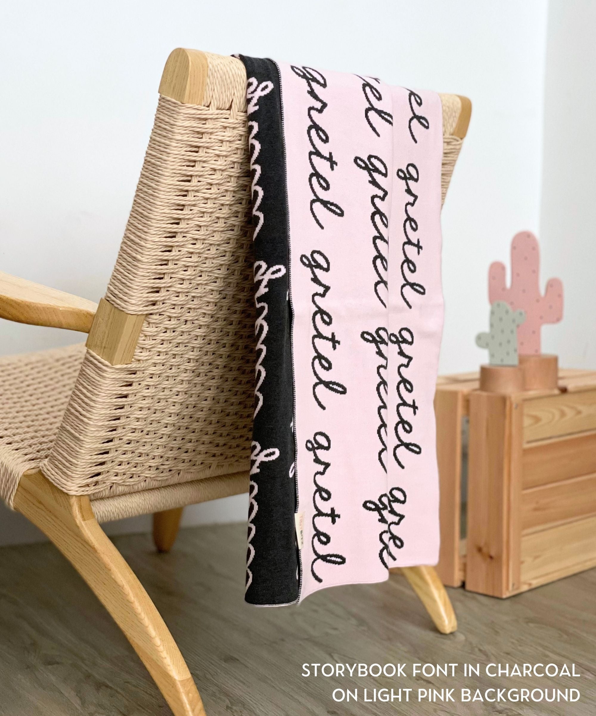 Personalized Blanket for Pets (Light Pink Background)