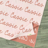Personalized Blanket for Pets (Light Pink Background)