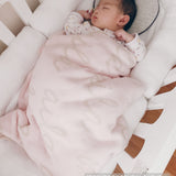 Personalized Blanket for Babies (Light Pink Background)