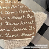 Personalized Blanket for Adults (Mushroom Background)
