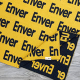 Personalized Blanket for Babies (Mustard Background)