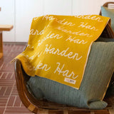 Personalized Blanket for Kids (Mustard Background)