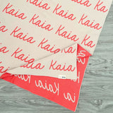 Personalized Blanket for Pets (Oatmeal Background)