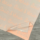 Personalized Blanket for Kids (Oatmeal Background)