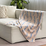 Personalized Blanket for Kids (Oatmeal Background)