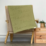 Personalized Blanket for Babies and Kids (One Colour with Monogram)