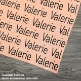Personalized Blanket for Babies (Peach Background)
