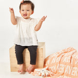 Personalized Blanket for Kids (Peach Background)