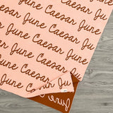 Personalized Blanket for Kids (Peach Background)