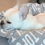 Personalized Blanket for Pets (Light Grey Background)