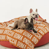 Personalized Blanket for Pets (Rust Background)