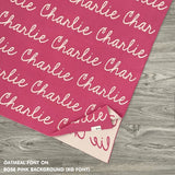 Personalized Blanket for Kids (Rose Pink Background)