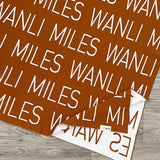 Personalized Blanket for Adults (Rust Background)