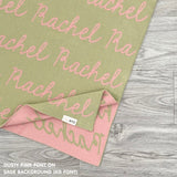 Personalized Blanket for Pets (Sage Background)