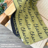 Personalized Blanket for Kids (Sage Background)