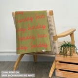 Personalized Blanket for Adults (Sage Background)