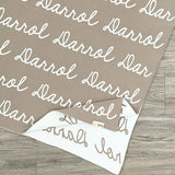 Personalized Blanket for Kids (Stone Background)