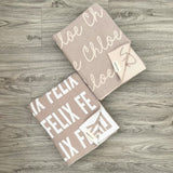 Personalized Blanket for Kids (Stone Background)