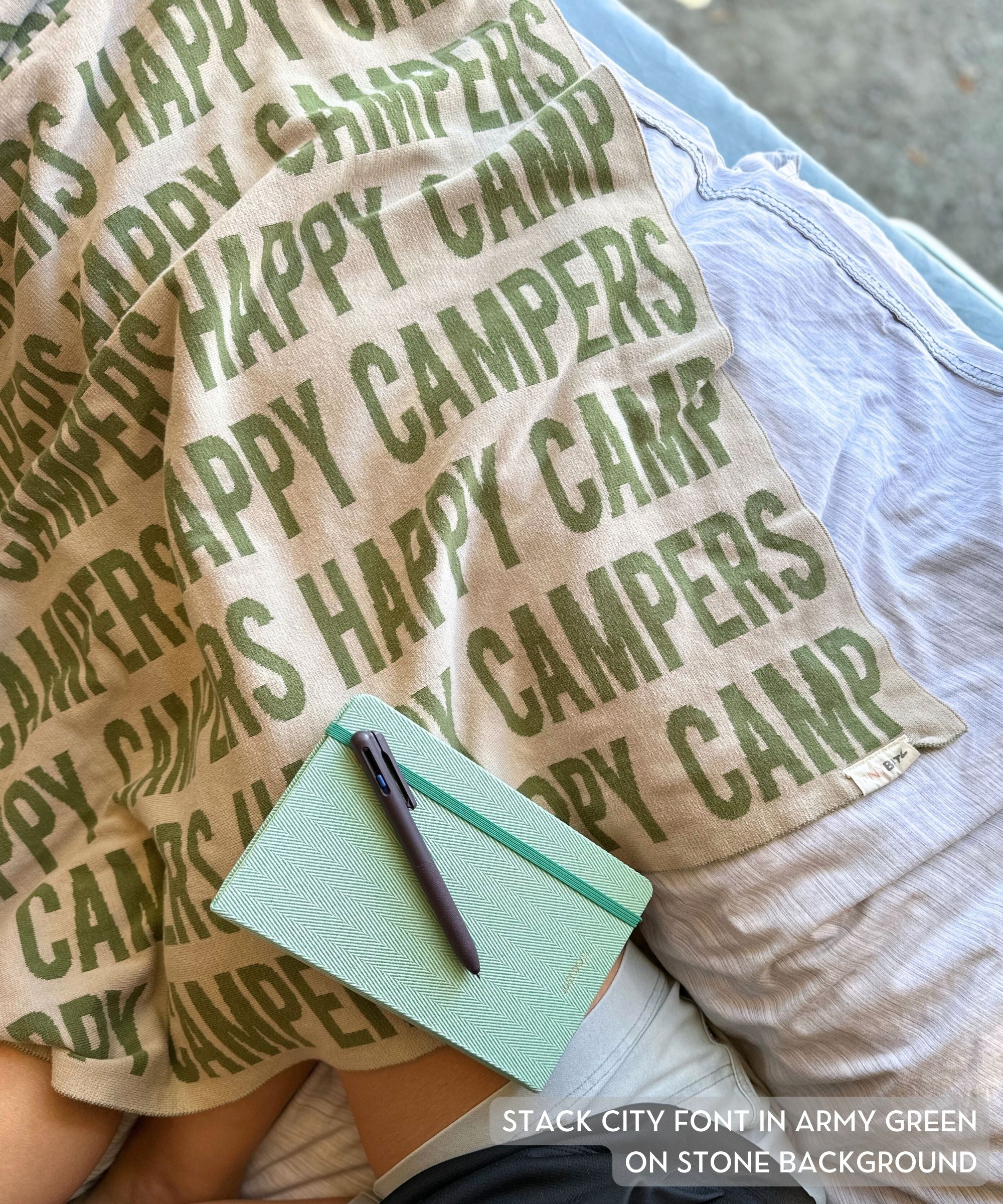 Personalized Blanket for Kids (Stone Background)