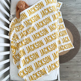 Personalized Blanket for Babies (White Background)