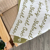 Personalized Blanket for Adults (White Background)