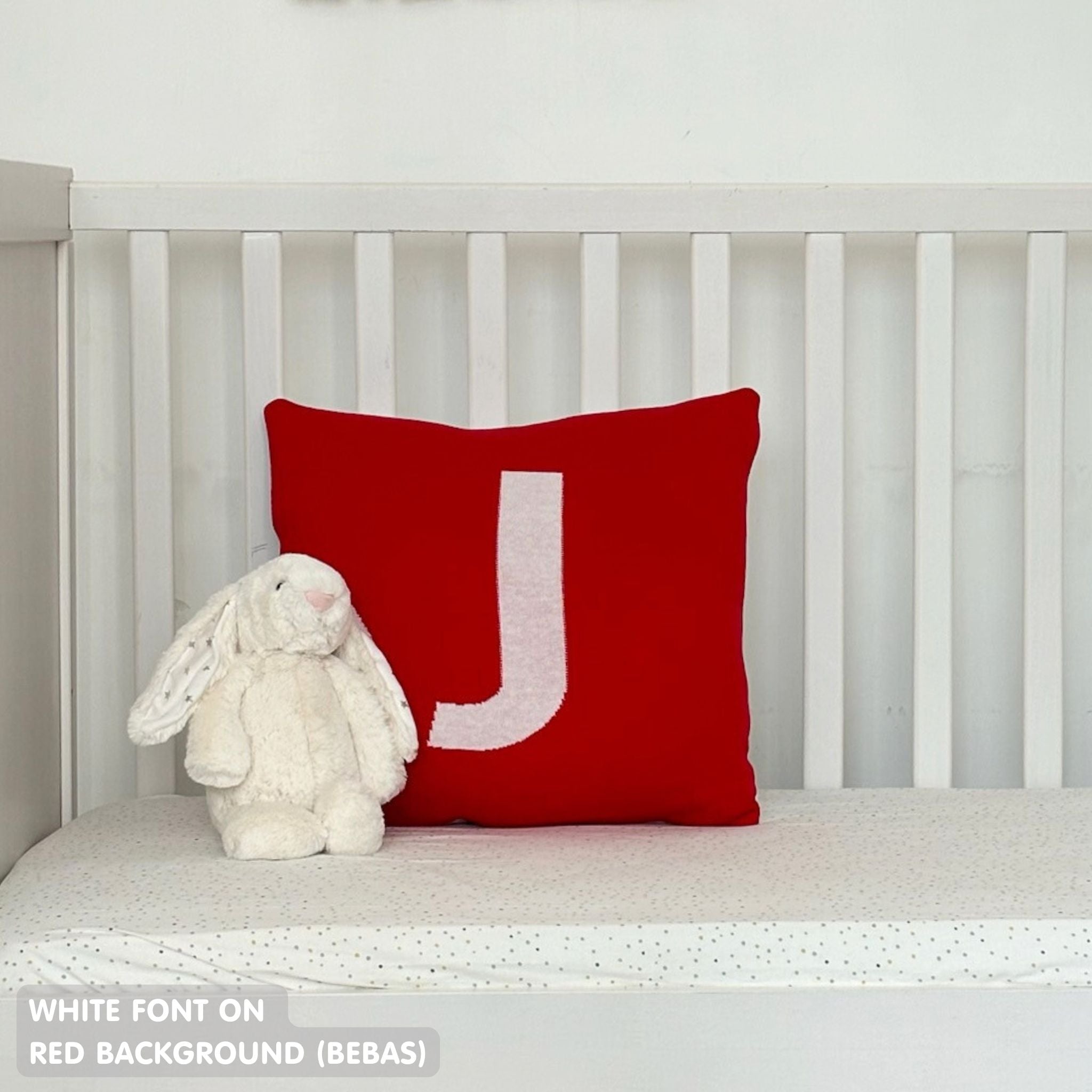Personalized Square Cushion (Initials)